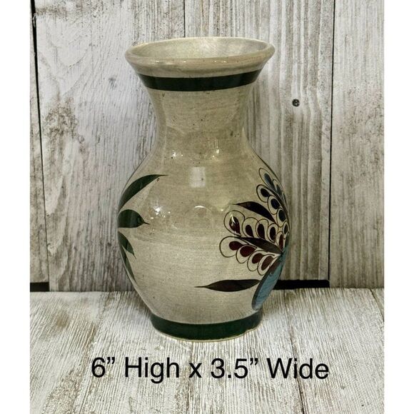 Vintage Tonala Mexican Pottery Vase - Picture 4 of 4